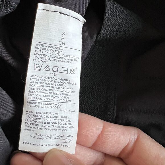 Old Navy Active Jumpsuit Womens Small Black Powersoft Go-Dry Workout Athletic - Picture 8 of 12